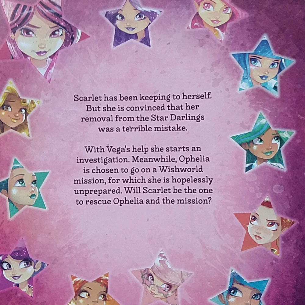 Disney Star Darlings Scarlet Discovers True Strength 5 Book Lot Club Party Favor